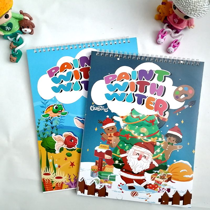 Hamısı bir yerdə akvarel boyayıcı kitab dəsti