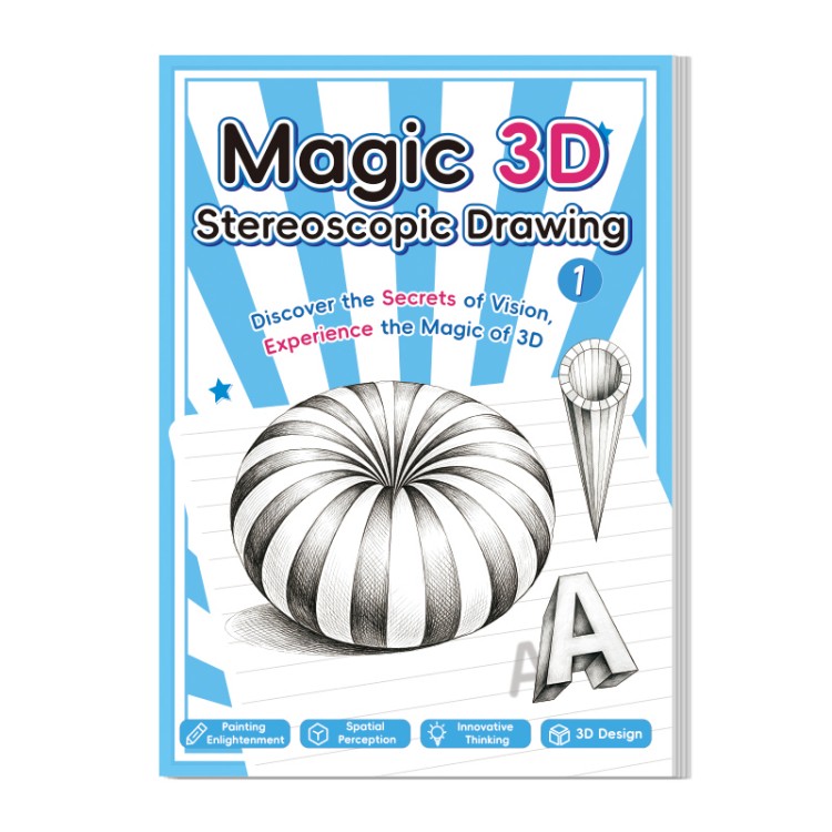 İngilis Edition 3D Stereoskopik Rəsm Kitabı