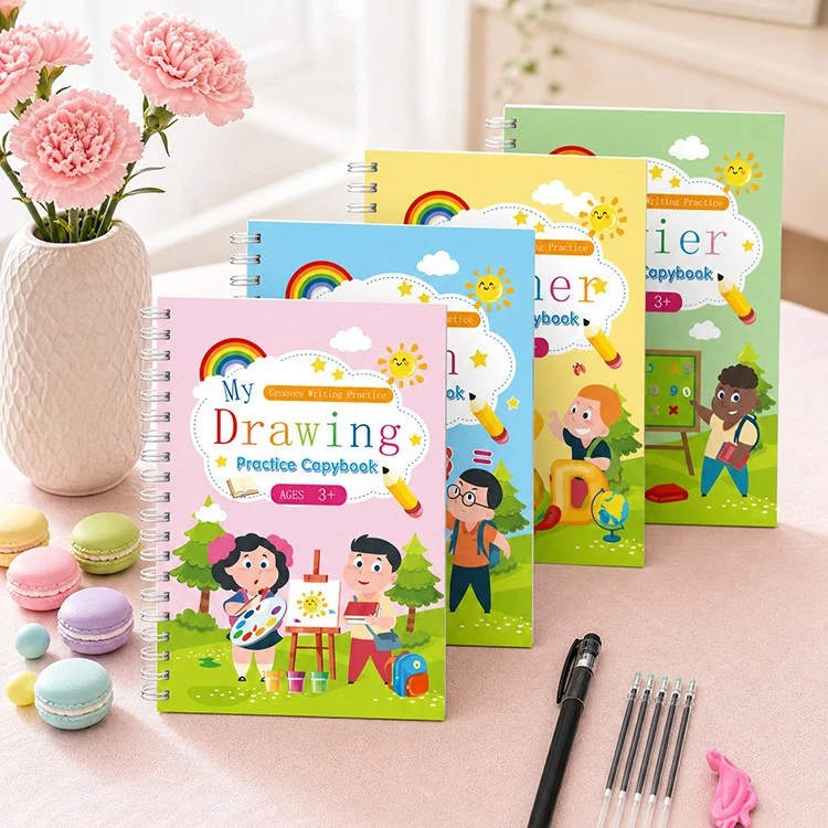 Magic Grooved Writing Practice Book 4-Kitab Dəsti